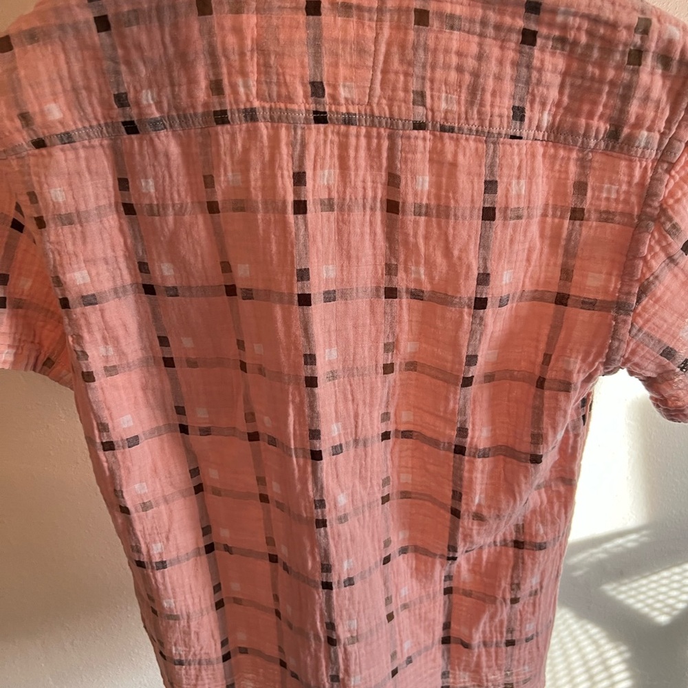 Hansen garments Pink Plaid Button-Up Shirt - Picture 10 of 16